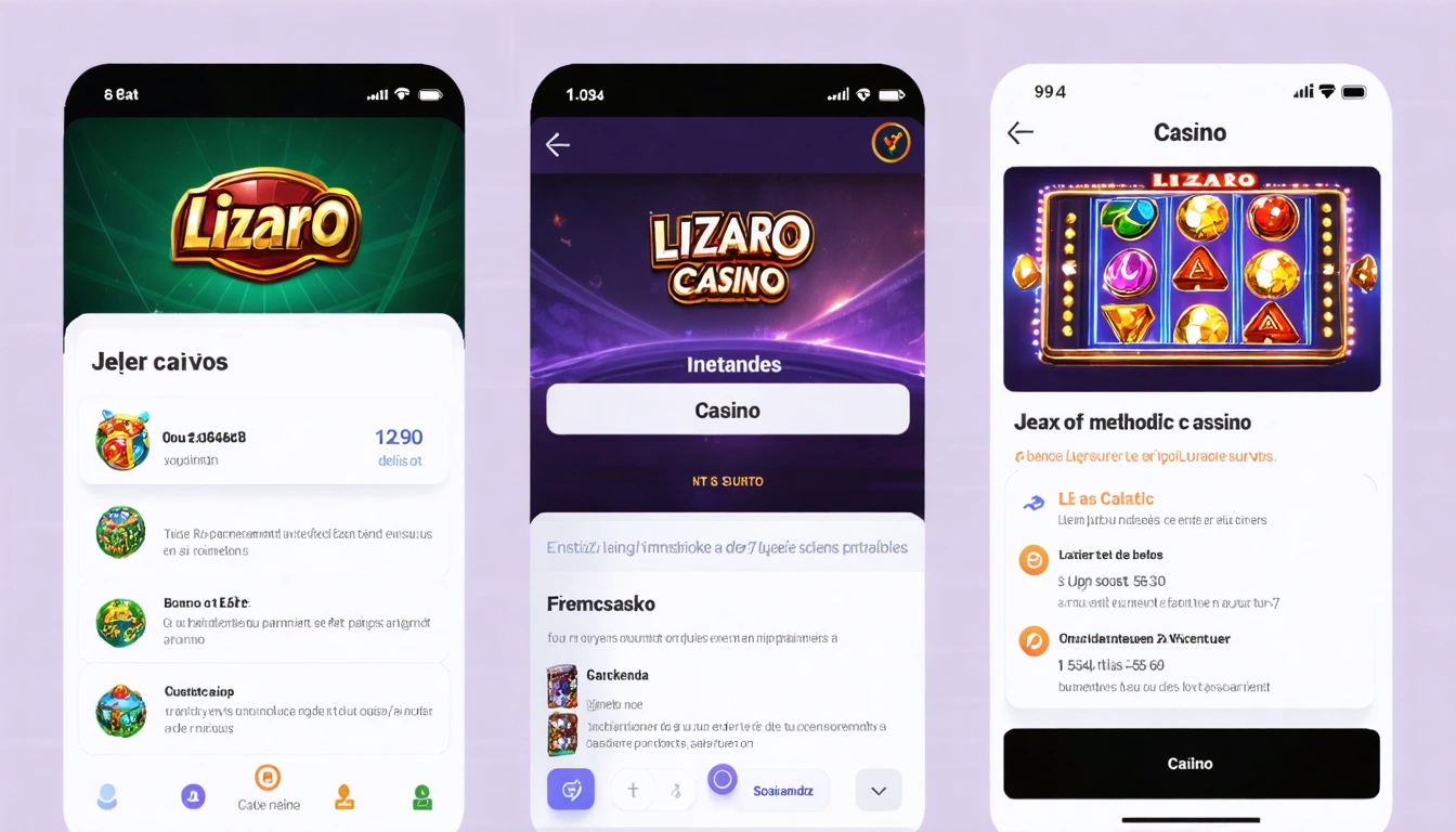 Guide Lizaro casino jeux et méthodes de paiement fiables